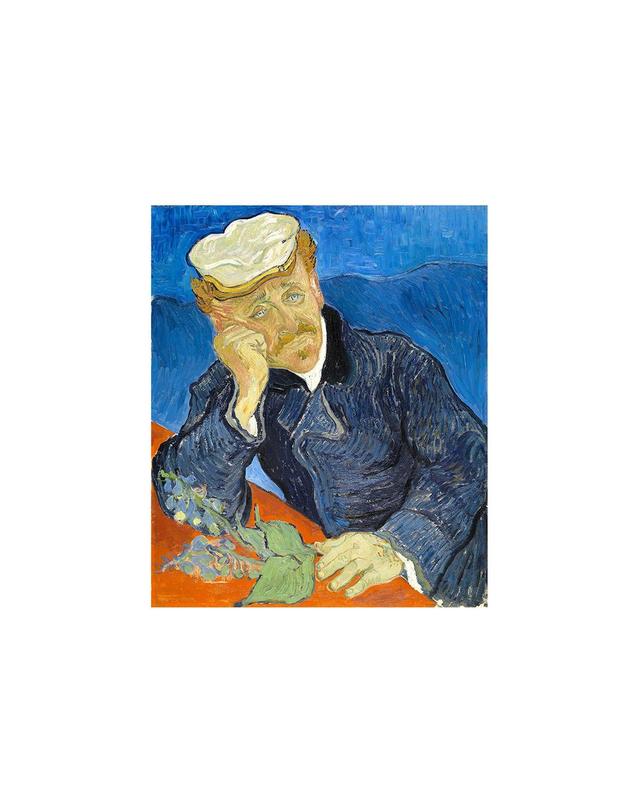 아이에스컴퍼니 [빈센트 반 고흐]명화 캔버스액자_폴가셰박사(40.3x48.1cm) 착용컷