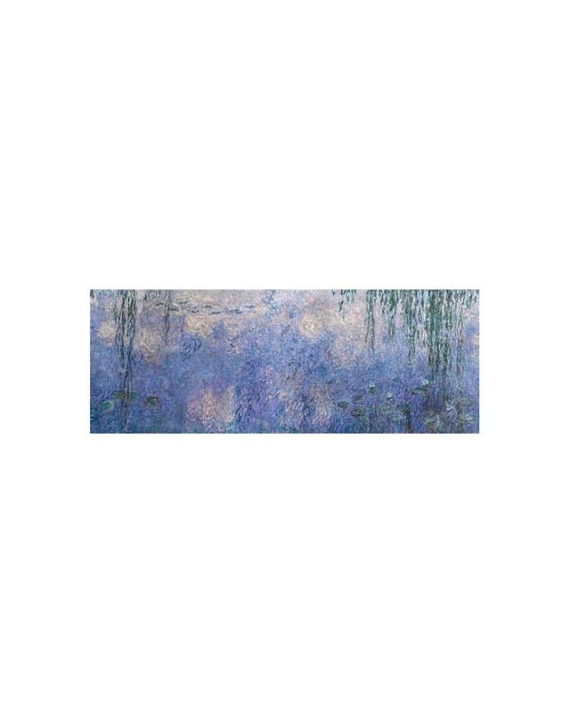 아이에스컴퍼니 [모네]명화 파노라마 캔버스 액자_5:1_아침 버드나무(150x30cm) 착용컷