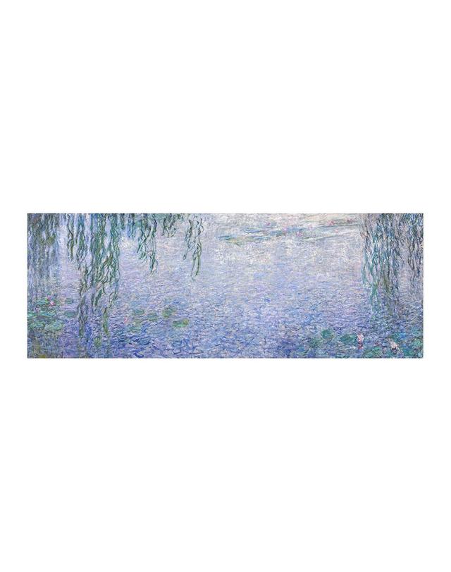 아이에스컴퍼니 [모네]명화 파노라마 캔버스 액자_5:1_버드나무 맑은아침(250x50cm) 착용컷