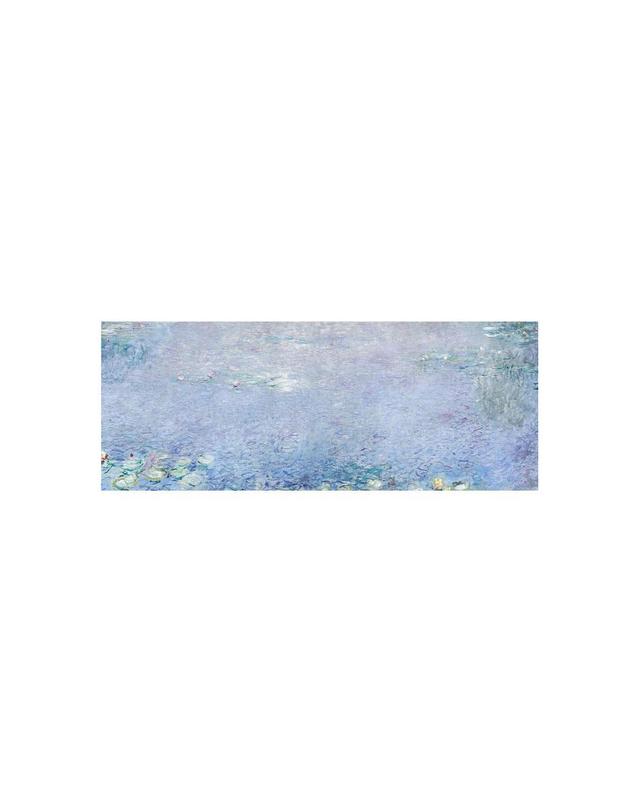 아이에스컴퍼니 [모네]명화 파노라마 캔버스 액자_5:1_아침(150x30cm) 착용컷