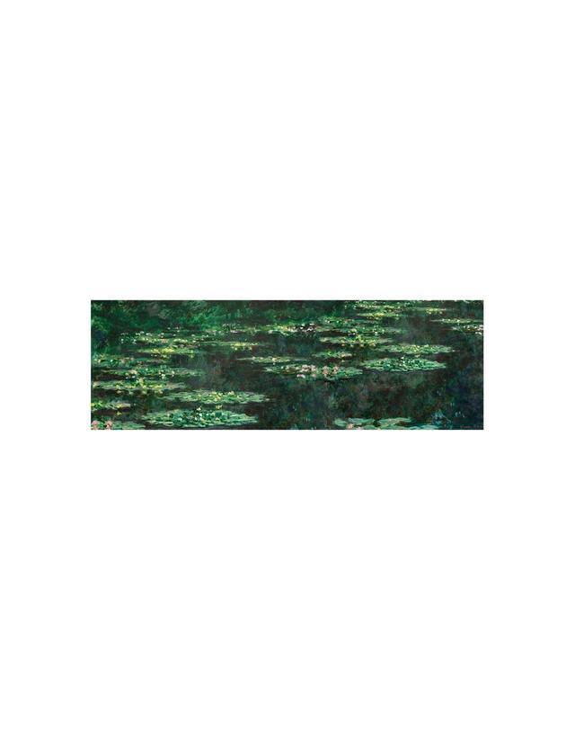 아이에스컴퍼니 [모네]명화 파노라마 캔버스 액자_3:1_수련2(150x50cm) 착용컷
