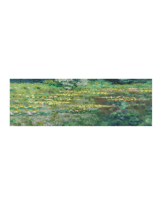 아이에스컴퍼니 [모네]명화 파노라마 캔버스 액자_3:1_수련1(210x70cm) 착용컷
