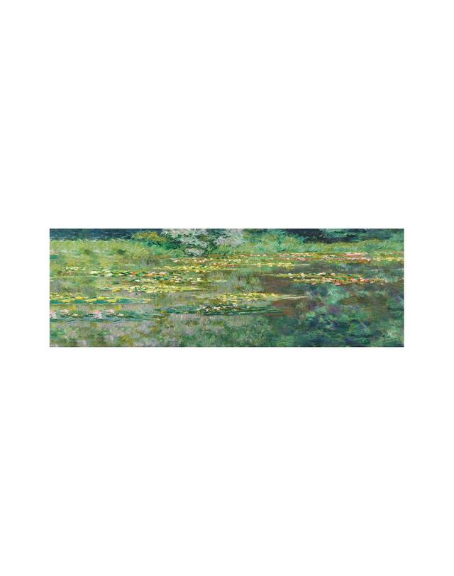 아이에스컴퍼니 [모네]명화 파노라마 캔버스 액자_3:1_수련1(180x60cm) 착용컷