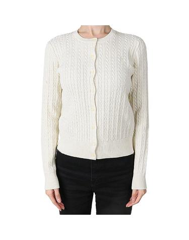 폴로랄프로렌 여성 미니 케이블 글리터 가디건 크림 성인사이즈 313962548 002 L-XL