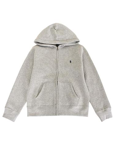 폴로랄프로렌 26FW 키즈 로고 기모 후드집업 다크스포츠헤더 323547626 002