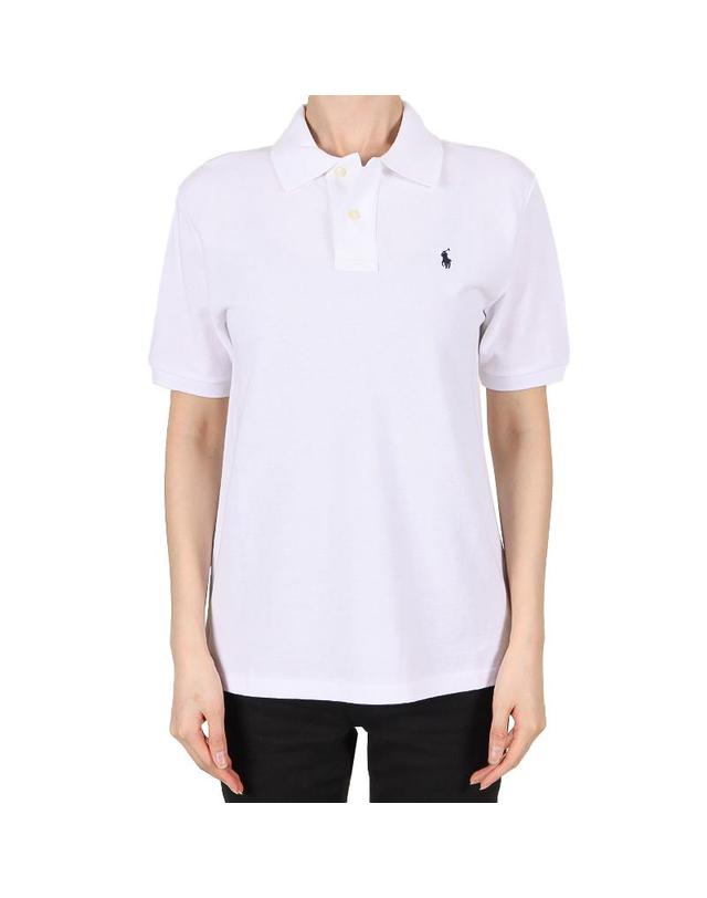 폴로 랄프로렌 폴로랄프로렌 26SS 포니 로고 피케티 화이트 성인사이즈 323603252 004 L-XL 착용컷