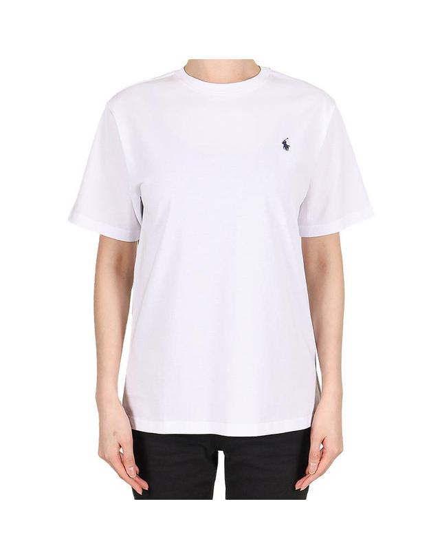 폴로 랄프로렌 폴로랄프로렌 26FW 포니 로고 반팔티 화이트 성인사이즈 323832904 035 L-XL 착용컷