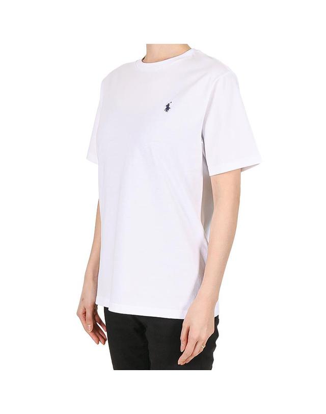 폴로 랄프로렌 폴로랄프로렌 26FW 포니 로고 반팔티 화이트 성인사이즈 323832904 035 L-XL 착용컷