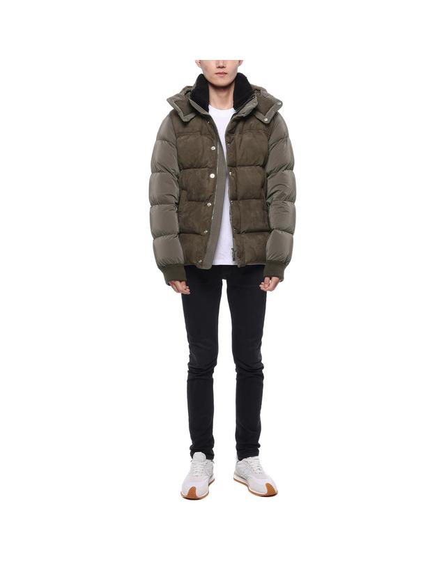 무어레르 23FW 남성 JAKE URO 패딩 (JAKE URO CACAO 23F) 착용컷