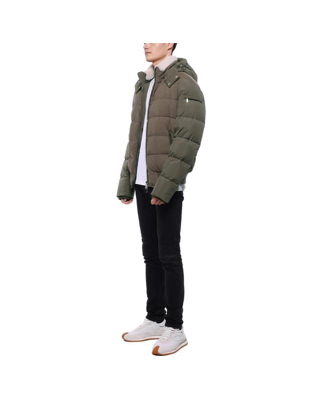 무어레르 23FW 남성 WRIGHT VT 패딩 (WRIGHT VT VISONE 23F) 착용컷
