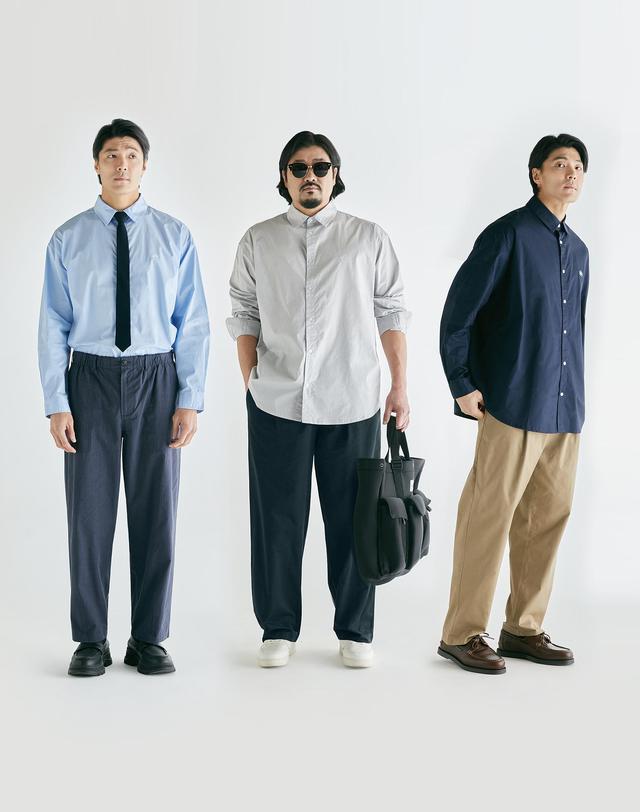 부붐 [빅사이즈]브리즈 페이퍼 코튼 셔츠 착용컷
