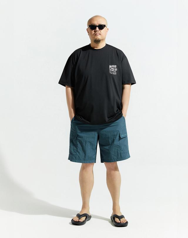 부붐 [빅사이즈]리조트 비치 카고 쇼츠 착용컷