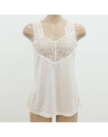 [갤러리아] [피앤알] 5320 인견 레이스 브이넥 나시 런닝