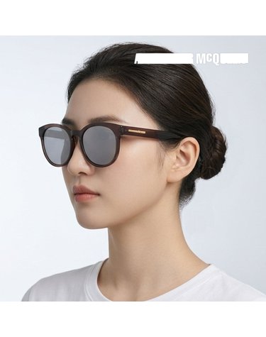엠씨큐 MQ0052SK 003 공식수입 라운드 뿔테 미러 명품선글라스