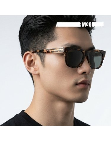 엠씨큐 MQ0053SK 002 공식수입 스퀘어 뿔테 명품선글라스