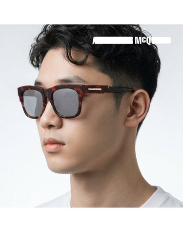 엠씨큐 MQ0053SK 004 공식수입 스퀘어 뿔테 미러 명품선글라스