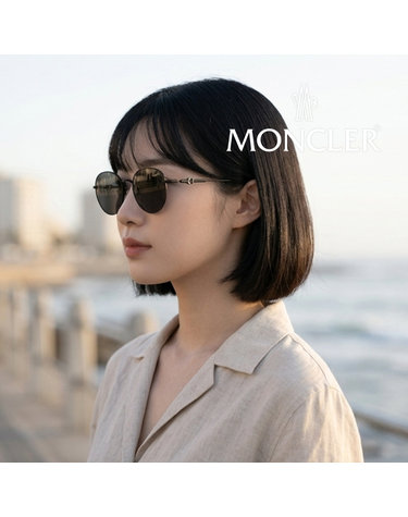 몽클레어 ML0236K 02A 공식수입 라운드 보잉 메탈 아시안핏명품 선글라스