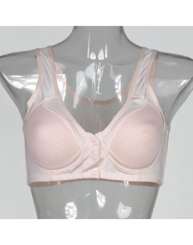 미코디 [갤러리아] 국내생산 인견 앞단추 몰드 스포츠브라 미코디 5046 브라탑 착용컷