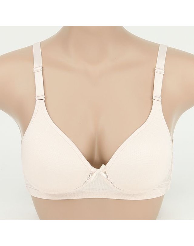 미코디 [갤러리아] [미코디] 5063 인견 A컵 끈조절 몰드 브라 착용컷