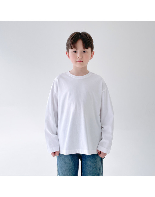 베리클로젯 뉴 인생 레이어드 긴팔 티셔츠 착용컷
