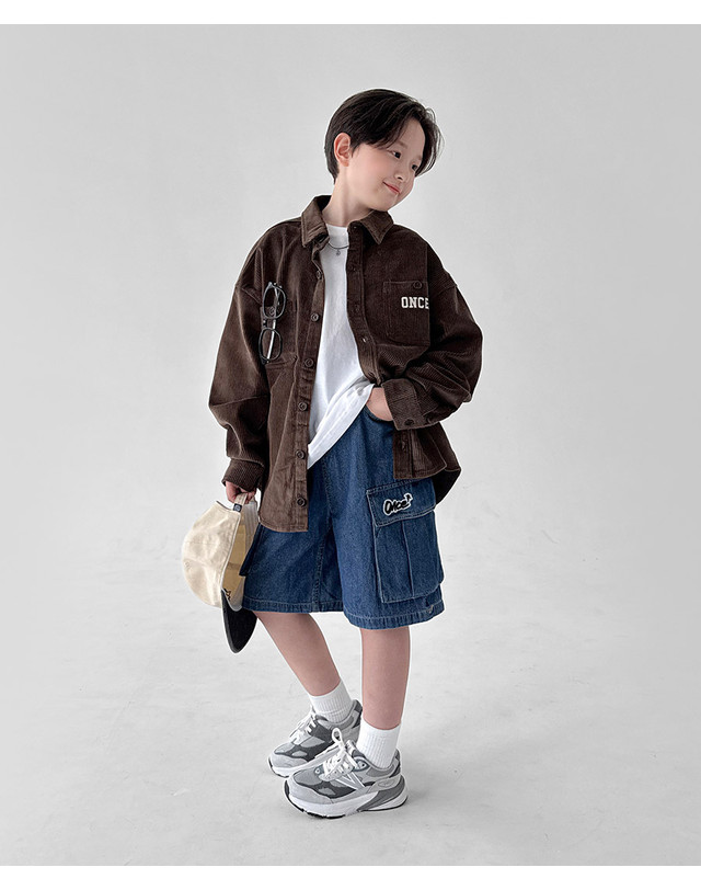 베리클로젯 원스 코듀로이 셔츠 착용컷