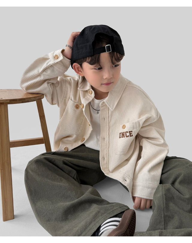 베리클로젯 원스 코듀로이 셔츠 착용컷