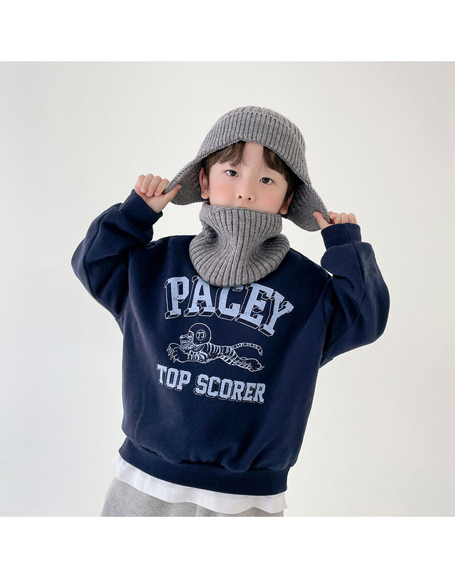베리클로젯 [기모] 스코어 맨투맨 착용컷