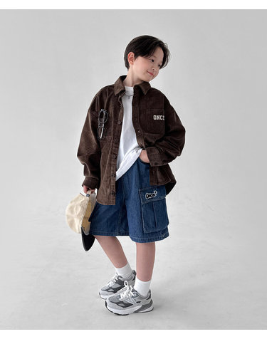 프라임 버뮤다 데님 팬츠