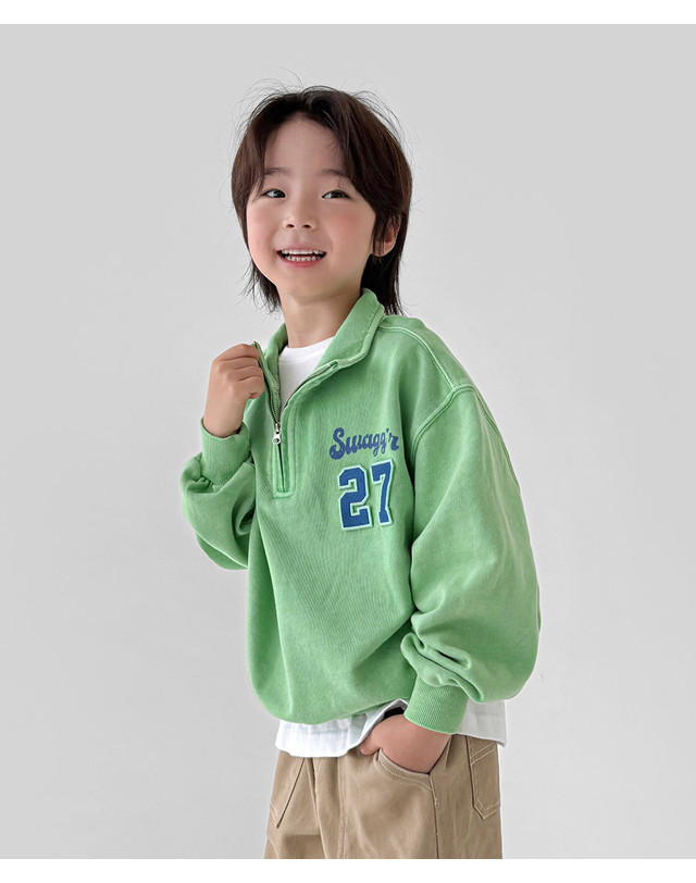 베리클로젯 스웨거 다잉 반짚업 맨투맨 착용컷