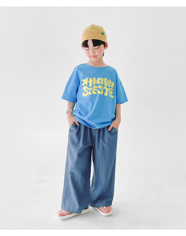 베리클로젯 블루밍 오션 데님 팬츠 착용컷