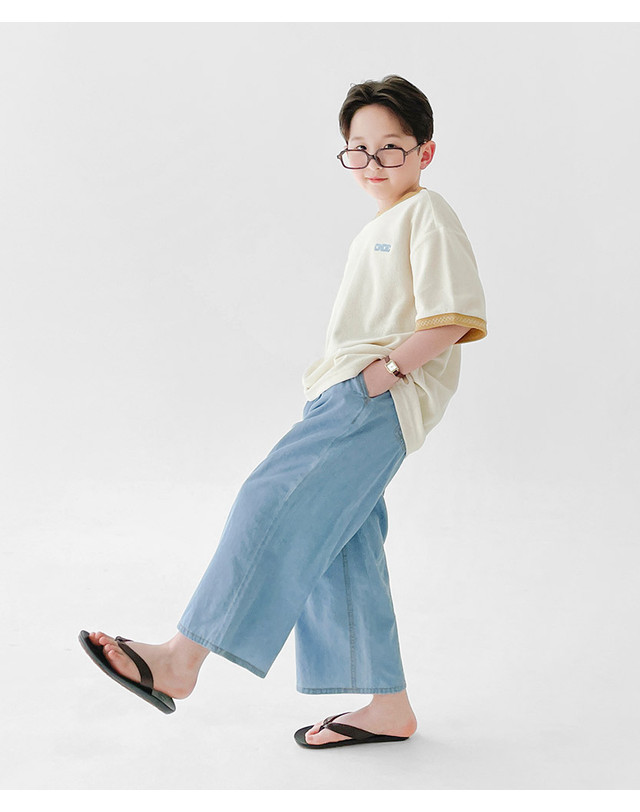 베리클로젯 블루밍 오션 데님 팬츠 착용컷