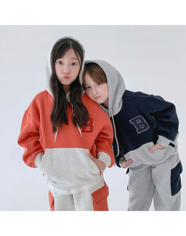 베리클로젯 [기모] 메타 블록 세트 착용컷