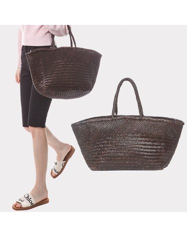 드래곤디퓨전 아르코트 위빙 빅 바스켓백 (다크브라운)8936 DK BROWN