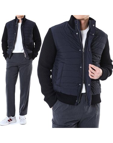 에르노 패딩 레이어드 니트 점퍼/GI00052UR 12431SZ 9300