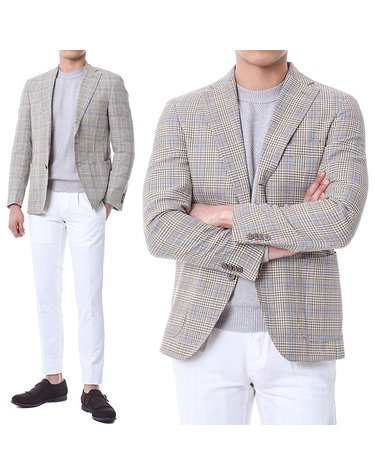 우오미니 레오마스터 바론 자켓 체크/UO17P003907