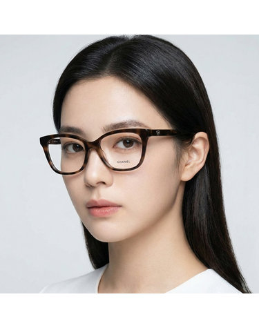샤넬 안경테 CH3463 C1761 호피 뿔테 남자 여자 데일리 명품 패션