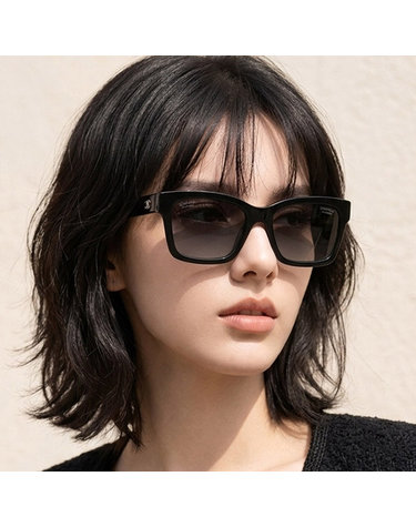 샤넬 편광 선글라스 CH5417 C501/S8 명품 사각 로고 레터링 패션 뿔테
