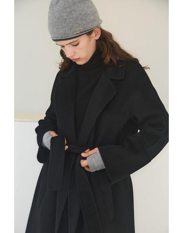cashmere 100% | ribbed hand warmer - Light Gray