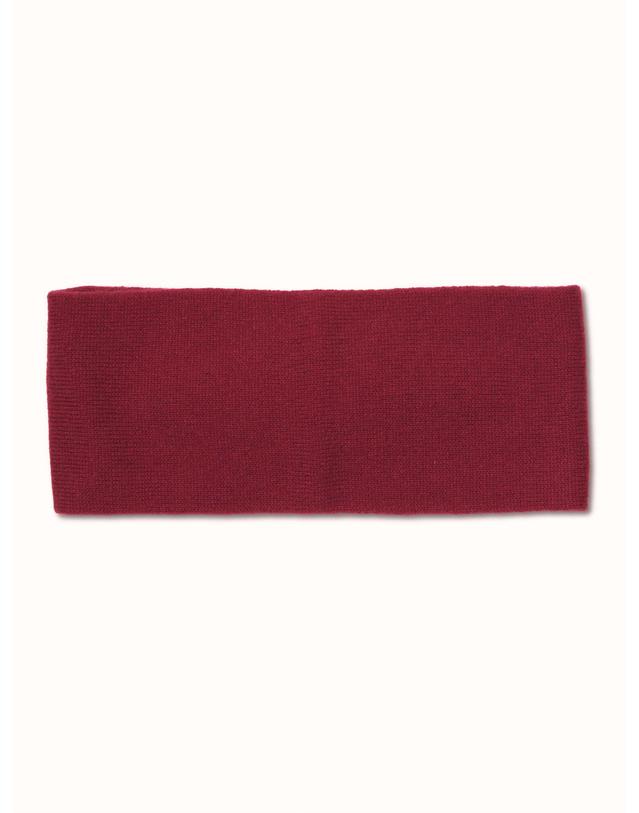 테라누고 cashmere 100% | twist headband - Red 레드 착용컷