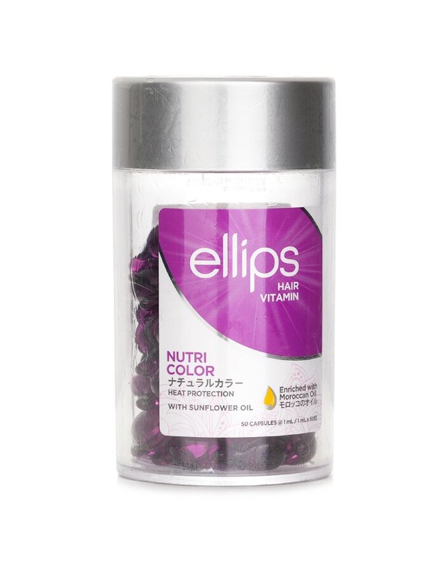 엘립스 엘립스 헤어 오일 뉴트리 컬러 50capsules x1ml 착용컷