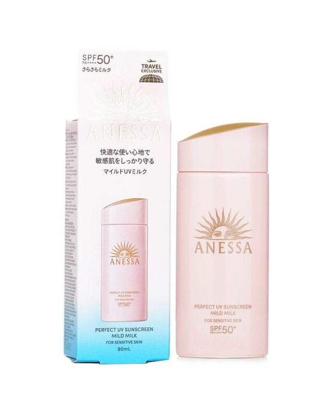 아넷사 아넷사 아네사 퍼펙트 U-V 제 순한 우유 민감성 피부 90ml 착용컷