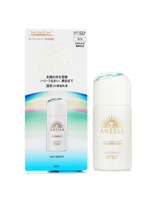 아넷사 아넷사 아네사 선 듀얼 케어 데이 세럼 S50+ P+++ 30ml 착용컷