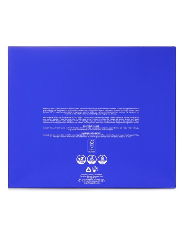 아우구스티누스 바더 아우구스티누스 바더 더 하이드로겔 페이스 마스크 6 x30g 착용컷