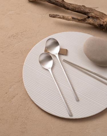[각인서비스] 한국도자기 리한 레아 예단 은수저 1인 2인 세트 (은99%/1벌112.5g) + 비단포장/기프트백