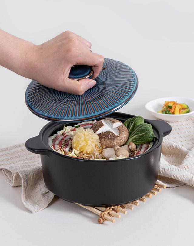 리한 한국도자기리빙 리한 클램팟 세제흡수없는 무균열 내열뚝배기 (4size)(2color) 착용컷