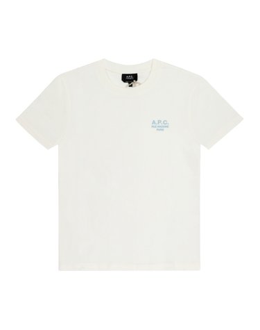 [아페쎄] 남녀공용 루 마담 반팔 티셔츠(COHBU M26388 ALI BLANC BLEU CIEL)
