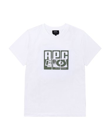 [아페쎄] 남녀공용 Platine 플라틴 반팔 티셔츠(COBQX M26485 AAB WHITE)