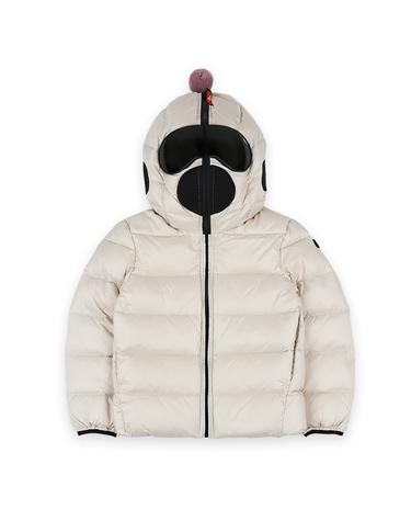 AI라이더스 키즈 나일론 고글 후드 숏패딩 자켓(문그레이) JK 794B T KJ5 541