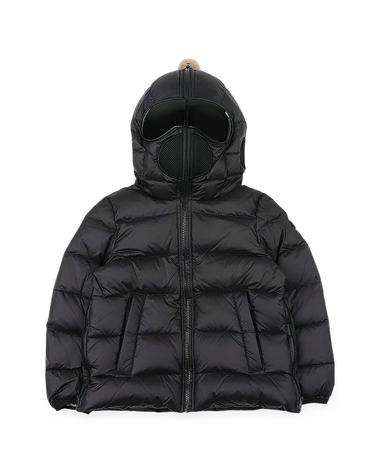 AI라이더스 키즈 립스탑 고글 후드 숏패딩 자켓(블랙) JG 540B T KJ6 90