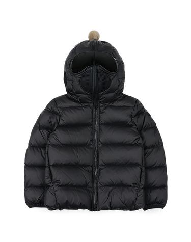 AI라이더스 키즈 나일론 고글 후드 숏패딩 자켓(블랙) JK 794B T KJ6 90